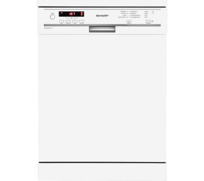 SHARP  QW-GT24F463W Full-size Dishwasher - White